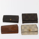 LOUIS VUITTON Monogram Epi Vernis Damier Coin Purse Key Case 12Set Auth bs30199-2