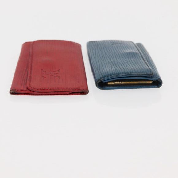 LOUIS VUITTON Monogram Epi Vernis Damier Coin Purse Key Case 12Set Auth bs30199