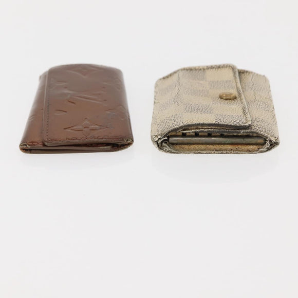 LOUIS VUITTON Monogram Epi Vernis Damier Coin Purse Key Case 12Set Auth bs30199