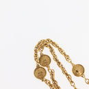 CHANEL 31RUE CAMBON Coin Necklace metal Gold CC Auth bs30205-6