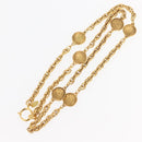 CHANEL 31RUE CAMBON Coin Necklace metal Gold CC Auth bs30205-7