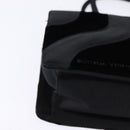 BOTTEGA VENETA Hand Bag Velor Satin Black Auth bs30208-9