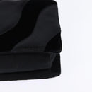 BOTTEGA VENETA Hand Bag Velor Satin Black Auth bs30208-14