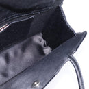 BOTTEGA VENETA Hand Bag Velor Satin Black Auth bs30208-19