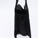 BOTTEGA VENETA Hand Bag Velor Satin Black Auth bs30208-3