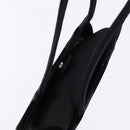 BOTTEGA VENETA Hand Bag Velor Satin Black Auth bs30208-6