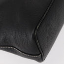 Burberrys Nova Check Tote Bag Leather Black Gold Auth bs30209-15