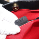 CELINE Tote Bag Leather Black Gold Auth bs30211-12