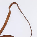 CELINE Macadam Canvas Shoulder Bag PVC Leather 2way Brown Gold Auth bs30213-15