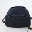 CELINE Circle Backpack Nylon Navy Gold Auth bs30214-5