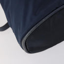 CELINE Circle Backpack Nylon Navy Gold Auth bs30214-17