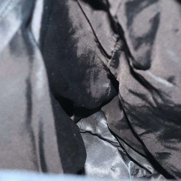 CELINE Circle Backpack Nylon Navy Gold Auth bs30214