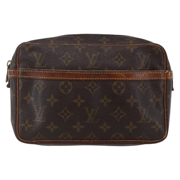 LOUIS VUITTON Monogram Compiegne 23 Clutch Bag M51847 LV Auth bs30217
