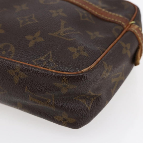 LOUIS VUITTON Monogram Compiegne 23 Clutch Bag M51847 LV Auth bs30217