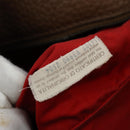 BOTTEGA VENETA Shoulder Bag Punching leather Brown Gold Auth bs30220-12