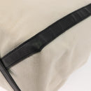 VALENTINO Studs Tote Bag Canvas White Silver Auth bs30222-16