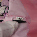 Miu Miu Madras Cat Drawstring Pouch Canvas Pink Silver Auth bs30224-19