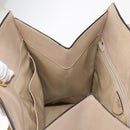 CELINE Shoulder Bag Leather Beige Gold Auth bs30225-19