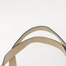 CELINE Shoulder Bag Leather Beige Gold Auth bs30225-14