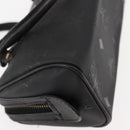 MCM Vicetos Logogram Mini Hand Bag PVC Leather Black Gold Auth bs30228-15