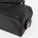 MCM Vicetos Logogram Mini Hand Bag PVC Leather Black Gold Auth bs30228-16