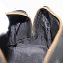 MCM Vicetos Logogram Mini Hand Bag PVC Leather Black Gold Auth bs30228-19