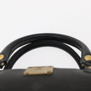 MCM Vicetos Logogram Mini Hand Bag PVC Leather Black Gold Auth bs30228-8