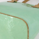 LOUIS VUITTON Monogram Vernis Houston Hand Bag Peppermint M91303 LV Auth bs30229-9