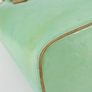 LOUIS VUITTON Monogram Vernis Houston Hand Bag Peppermint M91303 LV Auth bs30229-14