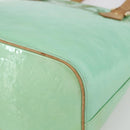 LOUIS VUITTON Monogram Vernis Houston Hand Bag Peppermint M91303 LV Auth bs30229-15