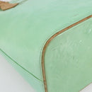 LOUIS VUITTON Monogram Vernis Houston Hand Bag Peppermint M91303 LV Auth bs30229-16