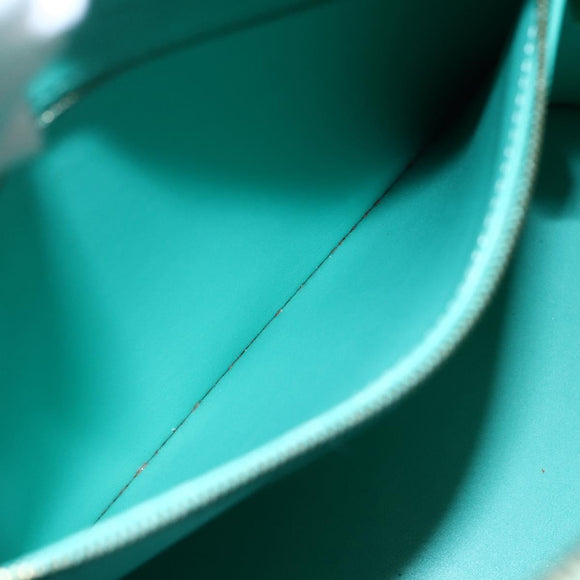 LOUIS VUITTON Monogram Vernis Houston Hand Bag Peppermint M91303 LV Auth bs30229