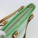 LOUIS VUITTON Monogram Vernis Houston Hand Bag Peppermint M91303 LV Auth bs30229-6