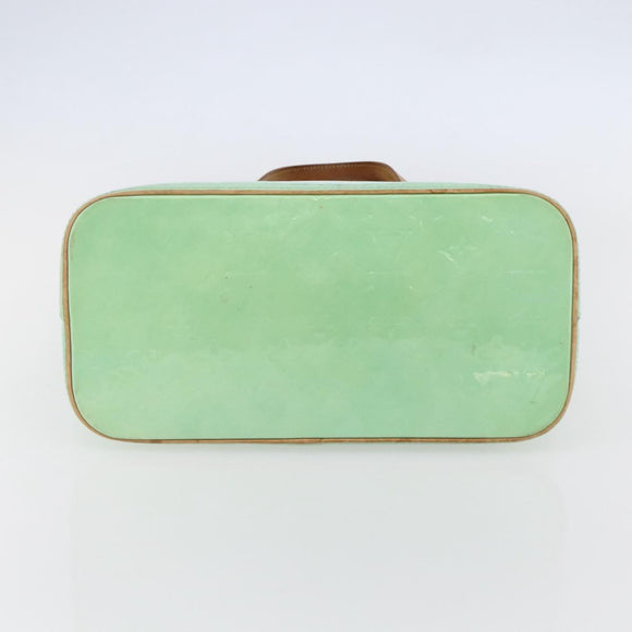 LOUIS VUITTON Monogram Vernis Houston Hand Bag Peppermint M91303 LV Auth bs30229