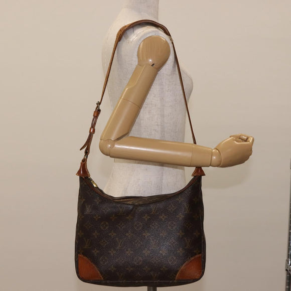 LOUIS VUITTON Monogram Boulogne 30 Shoulder Bag M51265 LV Auth bs30231