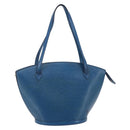LOUIS VUITTON Epi Saint Jacques Shopping Shoulder Bag Blue M52275 Auth bs30232-1