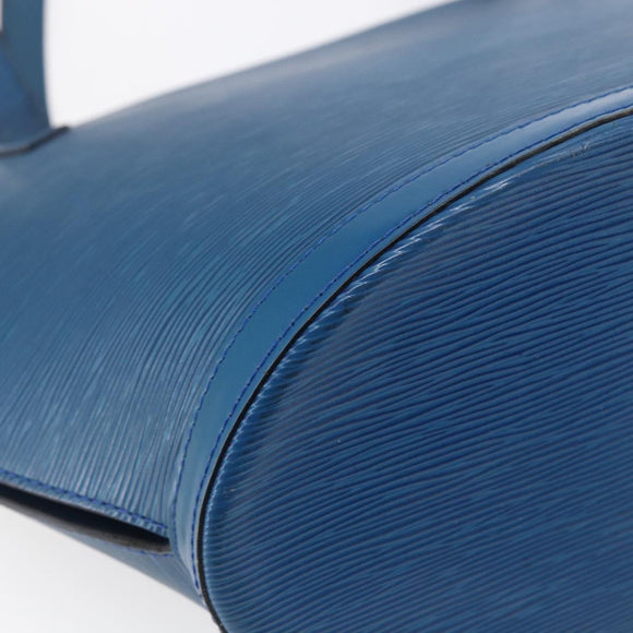 LOUIS VUITTON Epi Saint Jacques Shopping Shoulder Bag Blue M52275 Auth bs30232