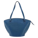 LOUIS VUITTON Epi Saint Jacques Shopping Shoulder Bag Blue M52275 Auth bs30232-13