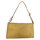 LOUIS VUITTON Epi Pochette Accessoires Pouch Yellow M52989 LV Auth bs30233-1