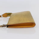LOUIS VUITTON Epi Pochette Accessoires Pouch Yellow M52989 LV Auth bs30233-3