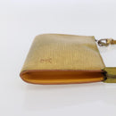 LOUIS VUITTON Epi Pochette Accessoires Pouch Yellow M52989 LV Auth bs30233-4