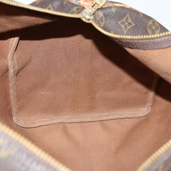 LOUIS VUITTON Monogram Keepall Bandouliere 55 Boston Bag M41414 LV Auth bs30234