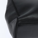 Salvatore Ferragamo Vala Tote Bag Leather Black Gold Auth bs30236-15