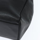 Salvatore Ferragamo Vala Tote Bag Leather Black Gold Auth bs30236-16