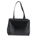 Salvatore Ferragamo Vala Tote Bag Leather Black Gold Auth bs30236-2