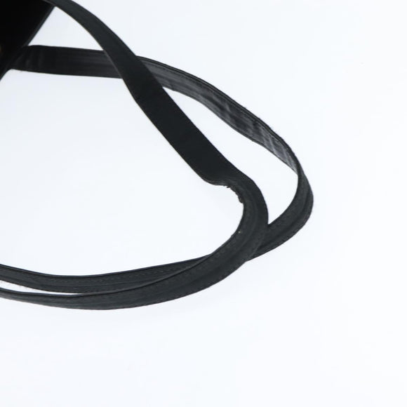 Salvatore Ferragamo Vala Tote Bag Leather Black Gold Auth bs30236