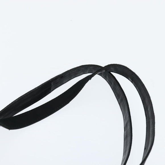 Salvatore Ferragamo Vala Tote Bag Leather Black Gold Auth bs30236