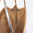 CARTIER Trinity Hand Bag Leather Beige Gold Auth bs30237-18