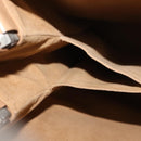 CARTIER Trinity Hand Bag Leather Beige Gold Auth bs30237-11