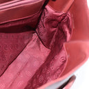 CARTIER Must Line Shoulder Bag Leather Bordeaux Gold Auth bs30238-17